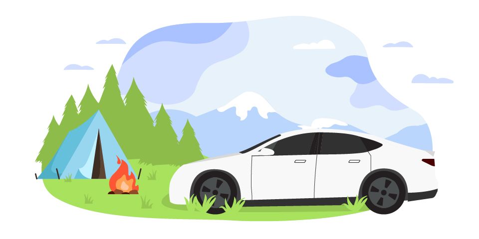 Tips for Camping in your Tesla